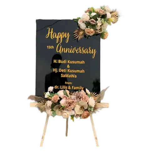 Papan Bunga Akrilik Gondowido