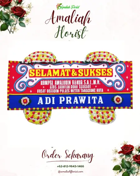 Papan Bunga Ucapan Selamat Gondowido
