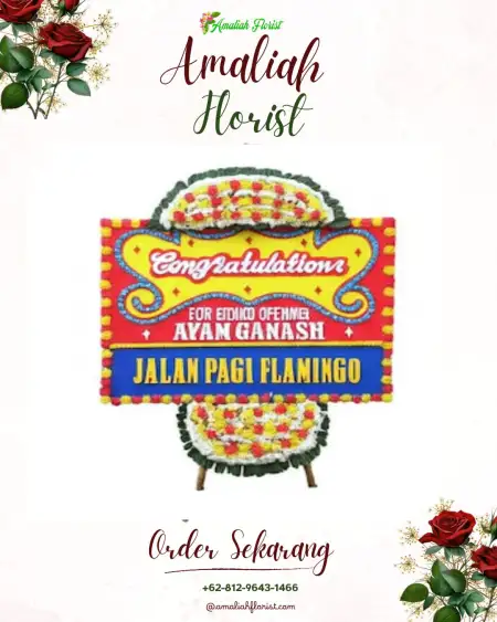 Sewa Papan Bunga Gondowido